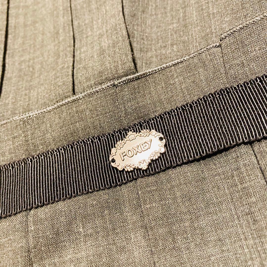 FOXY NEW YORK フォクシー　レディープリーツワンピース ノースリーブ