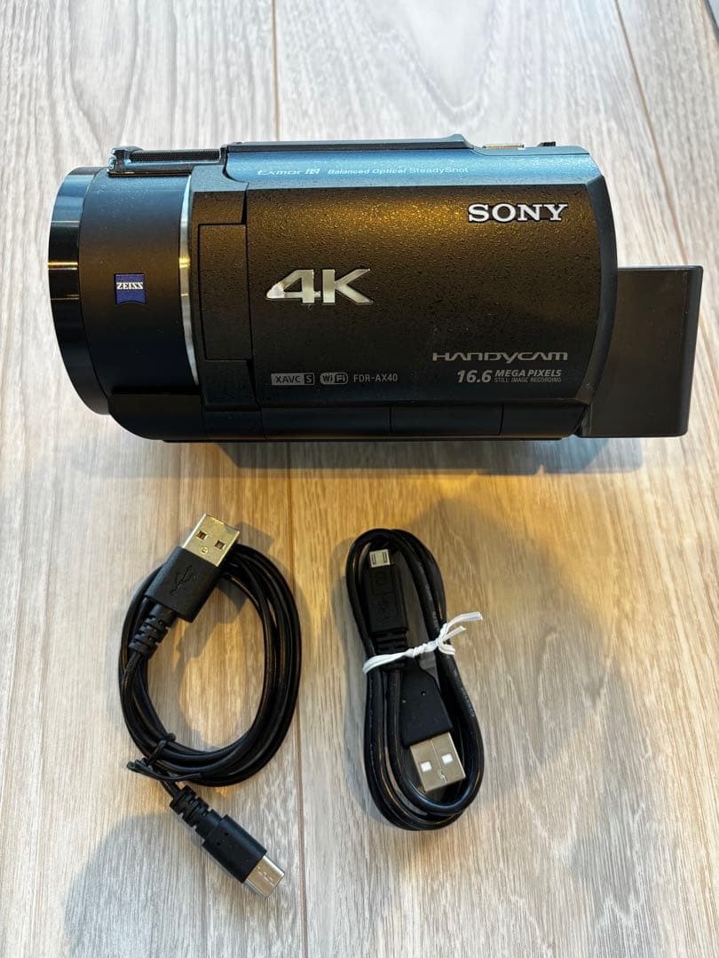 SONY FDR-AX40 4K ハンディカム本体