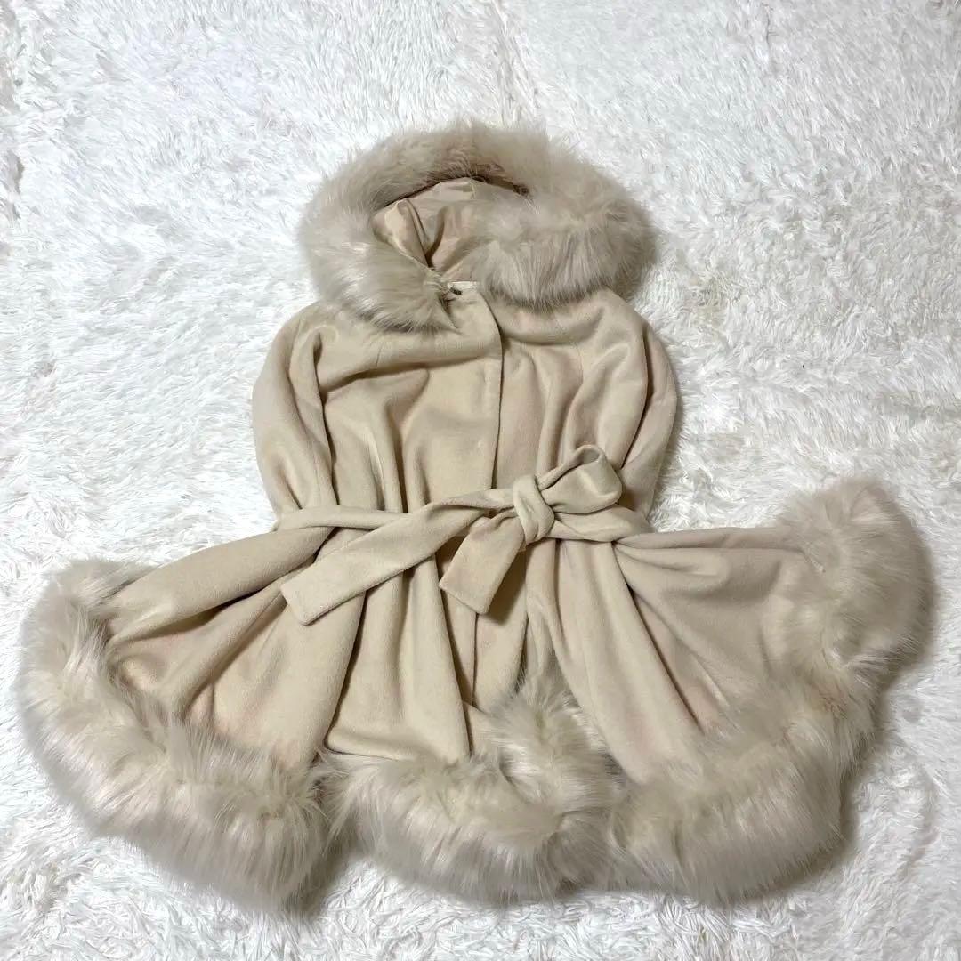  PARTY フードファーケープコート ZOZO限定