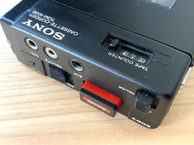 超希少品 整備済完全動作品 SONY TCM-100B プレスマン