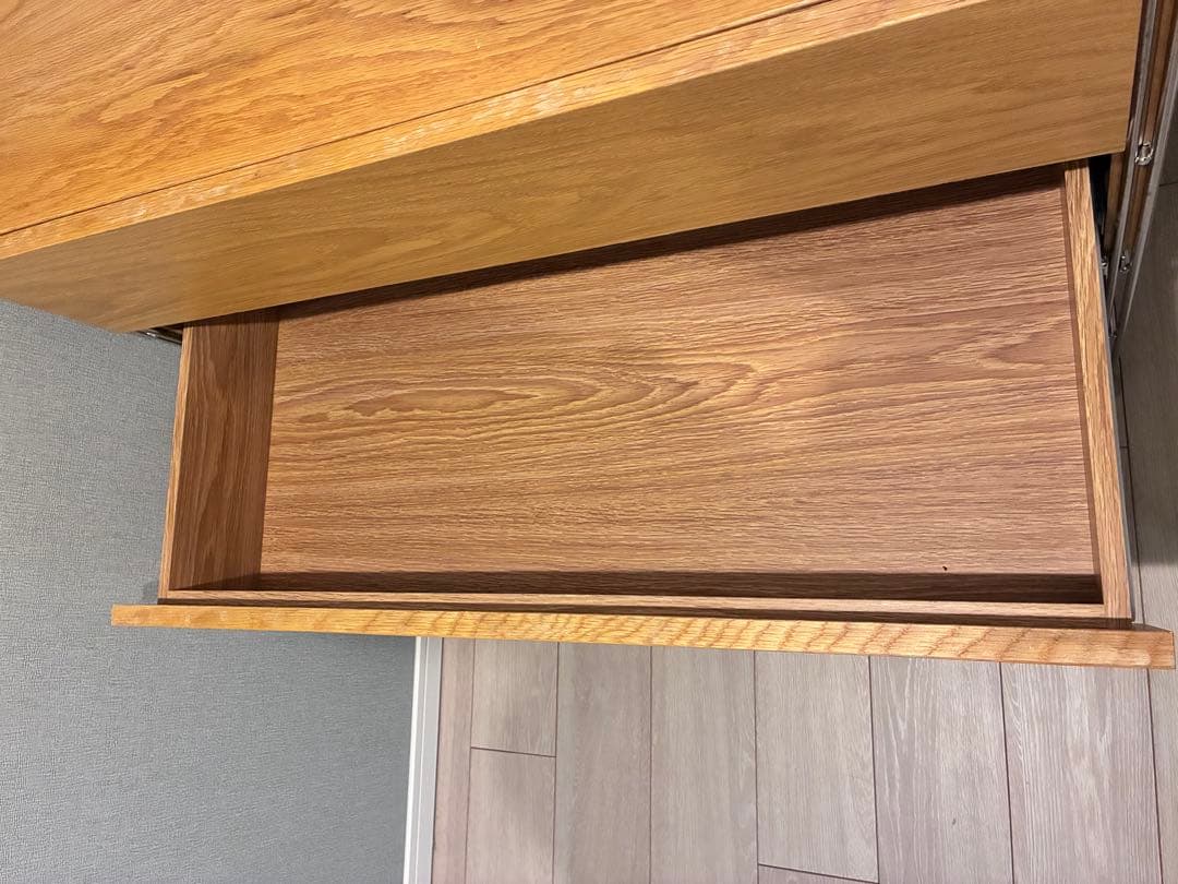 無印良品　ステンレスユニットシェルフ　引き出し付き