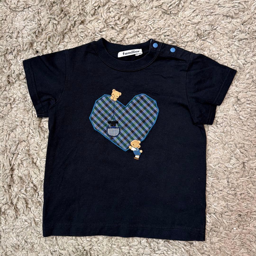 familiar 90cm 男の子 Tシャツセット
