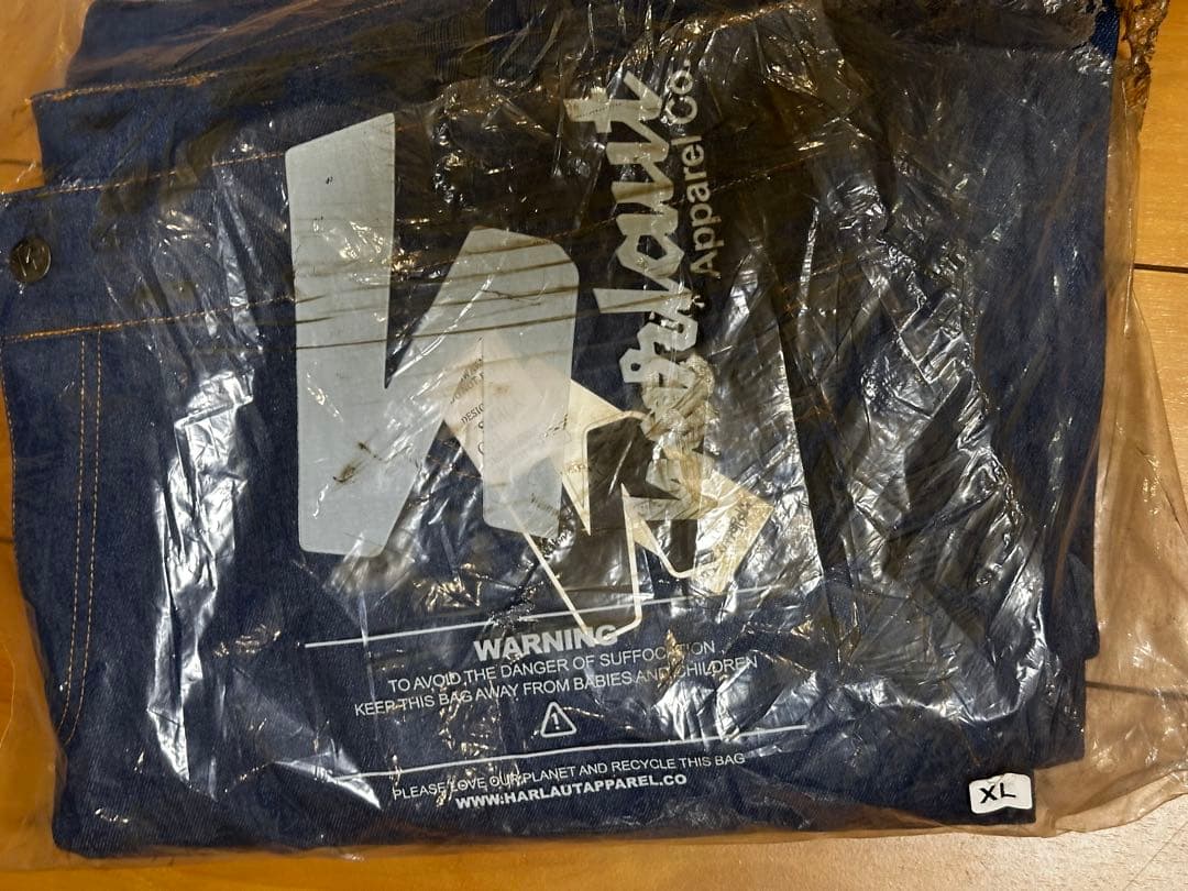 「新品未使用」Harlaut Apparel デニムスキーパンツXL