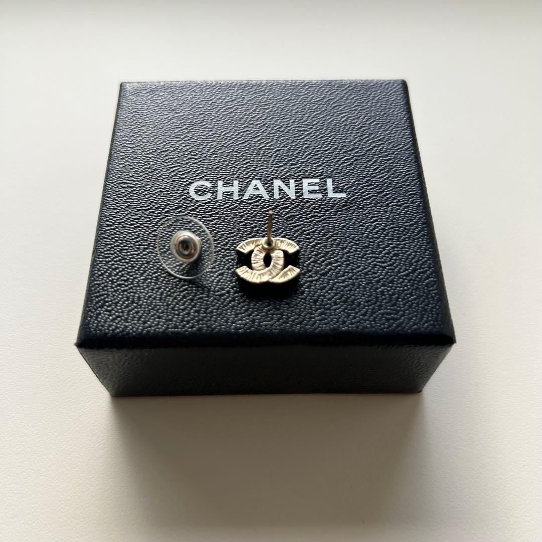 CHANEL シャネル ココマーク ピアス 片耳 ゴールド ラインストーン