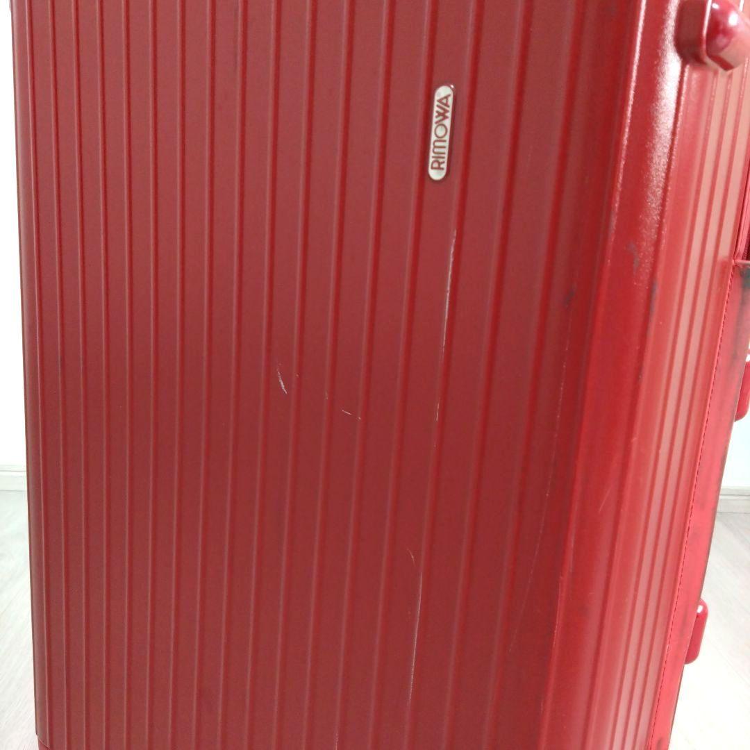 リモワ RIMOWA サルサ 4輪 キャリー 87L 廃盤 レッド　スーツケース