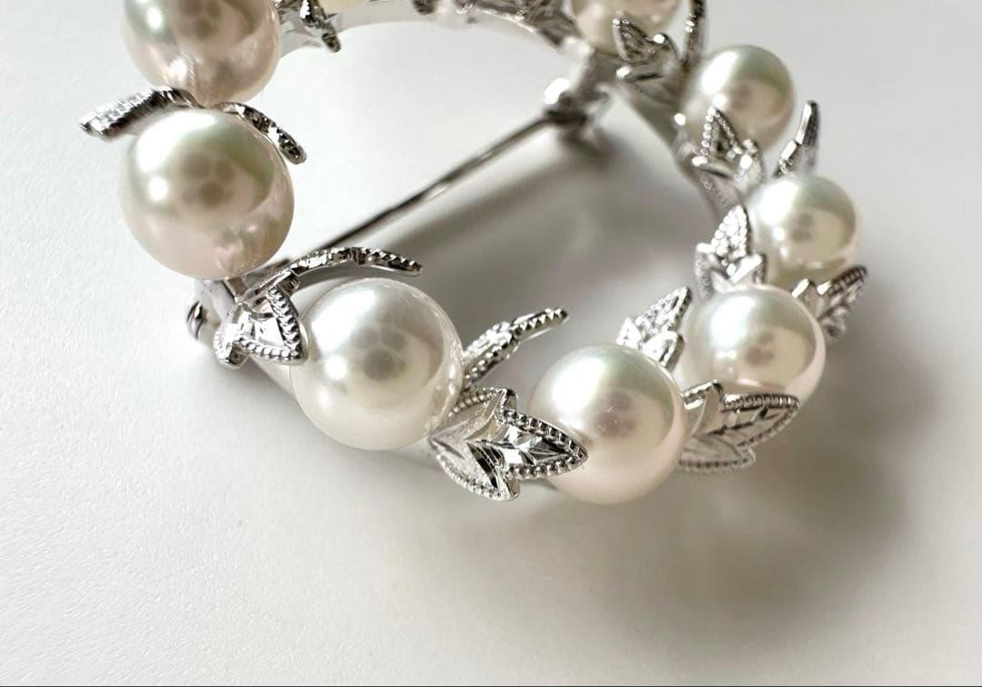 MIKIMOTO アコヤベビーパールブローチ SV