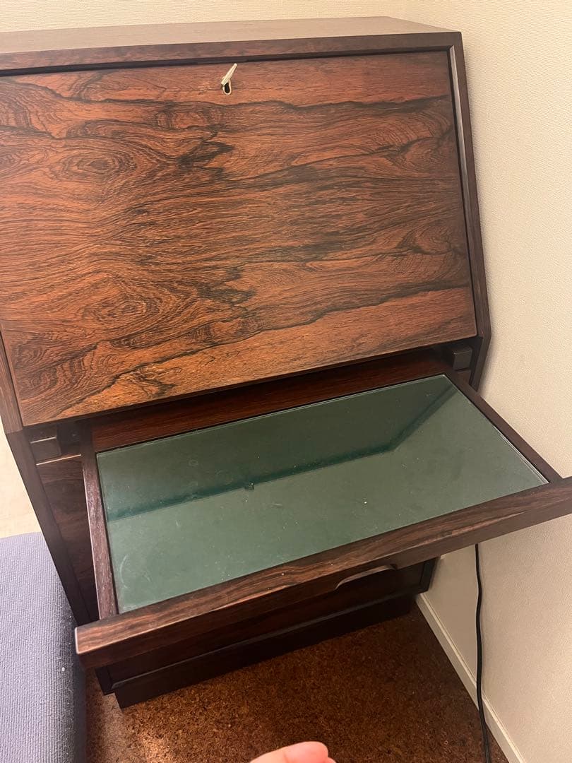 希少材ローズウッド デスク 4引き出し