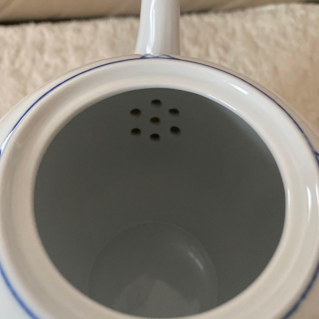 ✨新品・未使用品✨ブルーフルーテッド プレイン ティーポット 700ml