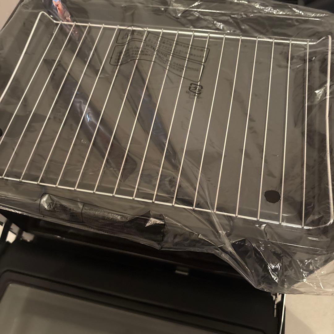 HITACHI オーブンレンジ ブラック２０２３年製　角皿２枚未使用　網未使用