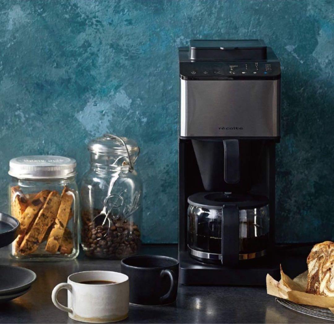 新品未使用　レコルト　コーン式全自動コーヒーメーカー　RCD-1