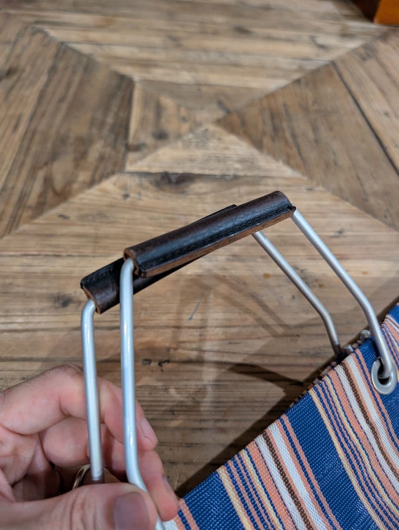 MARNI ストライプ エコバッグ春夏籠バッ