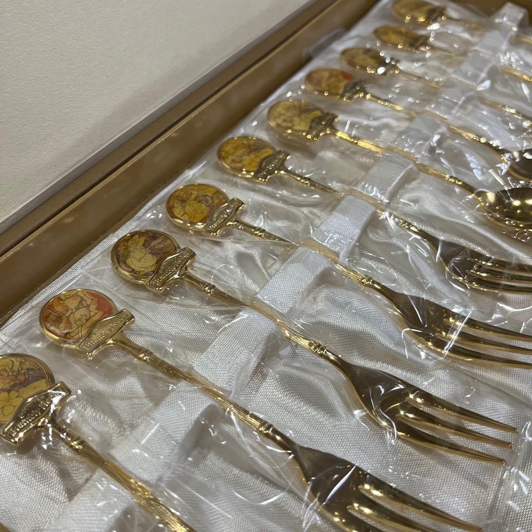 【未使用＊希少品】Barklem Hedge　カトラリーセット　10点　当時物