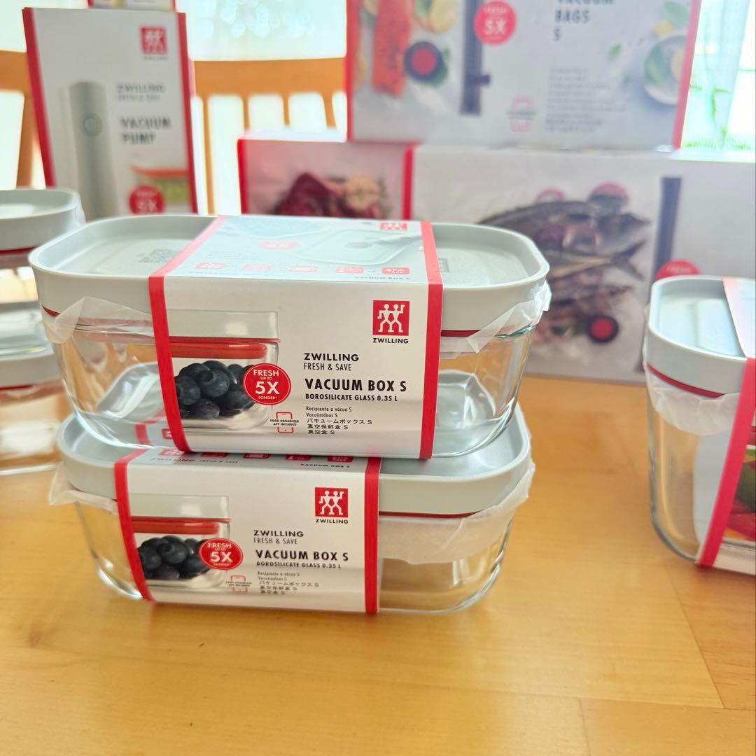 zwilling ポータブル真空保存機セット