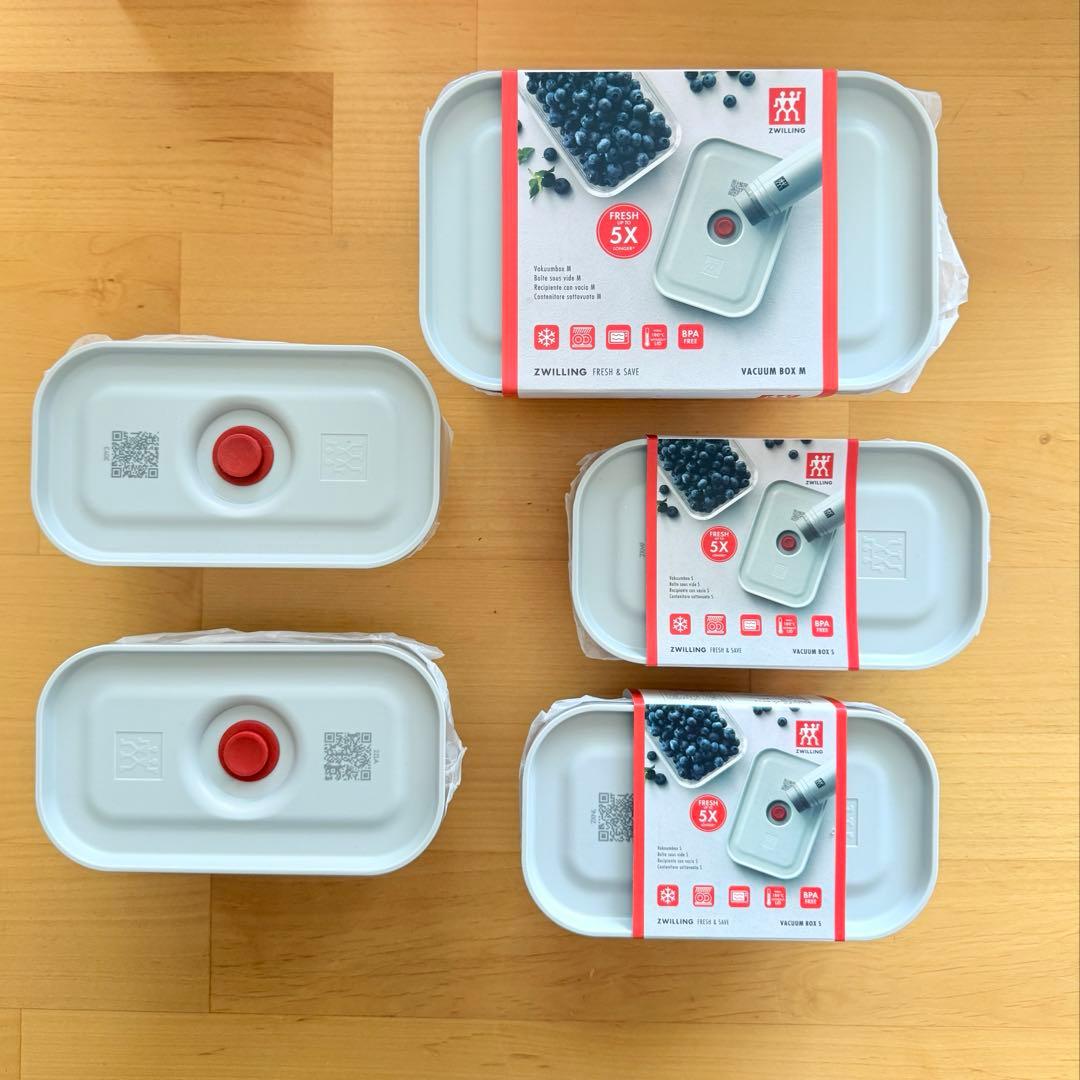 zwilling ポータブル真空保存機セット
