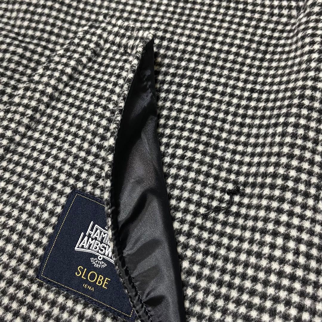 スローブイエナ HAMILTONダブルフェイスウールショートコート