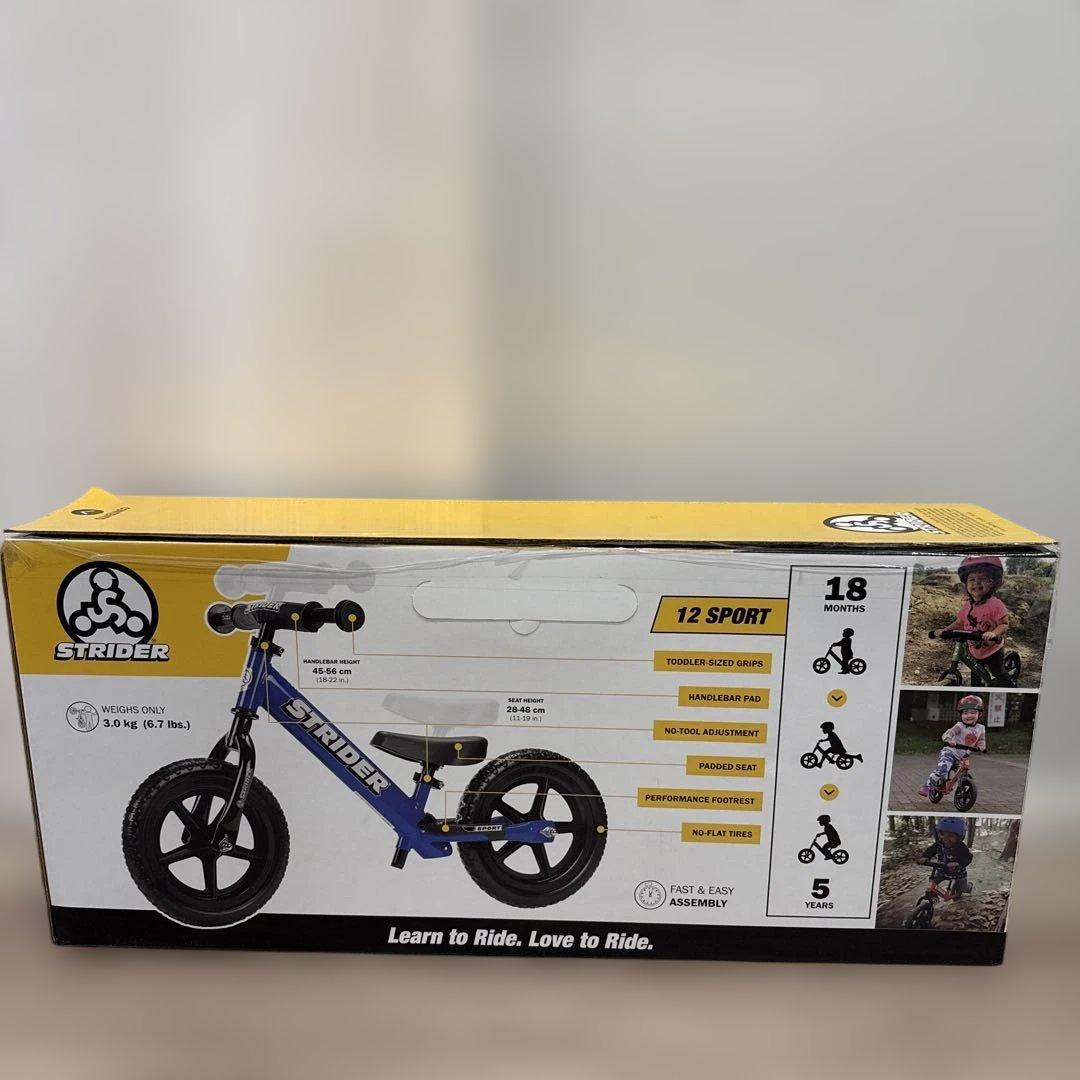 STRIDER12Sport バランスバイク 青
