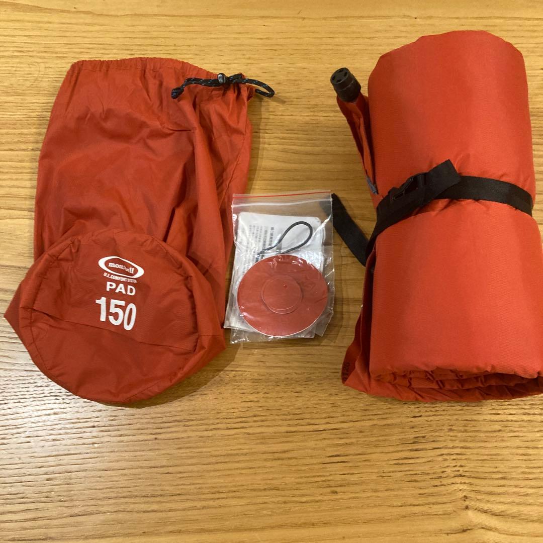 モンベル　U.L.CONFORT スリーピングマット150 枕付き