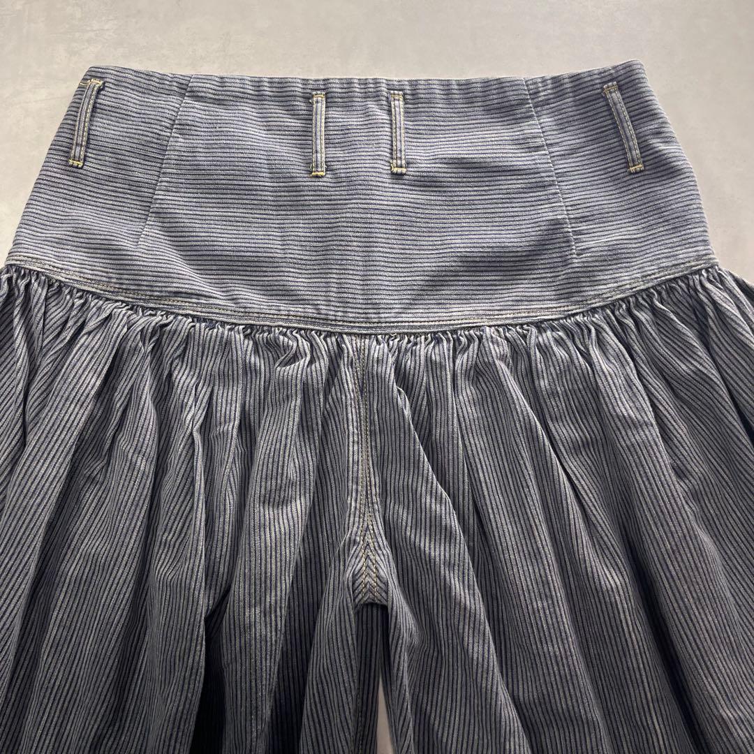 KAPITALヒッコリー アミッシュパンツ スカート キャピタル ガウチョパンツ