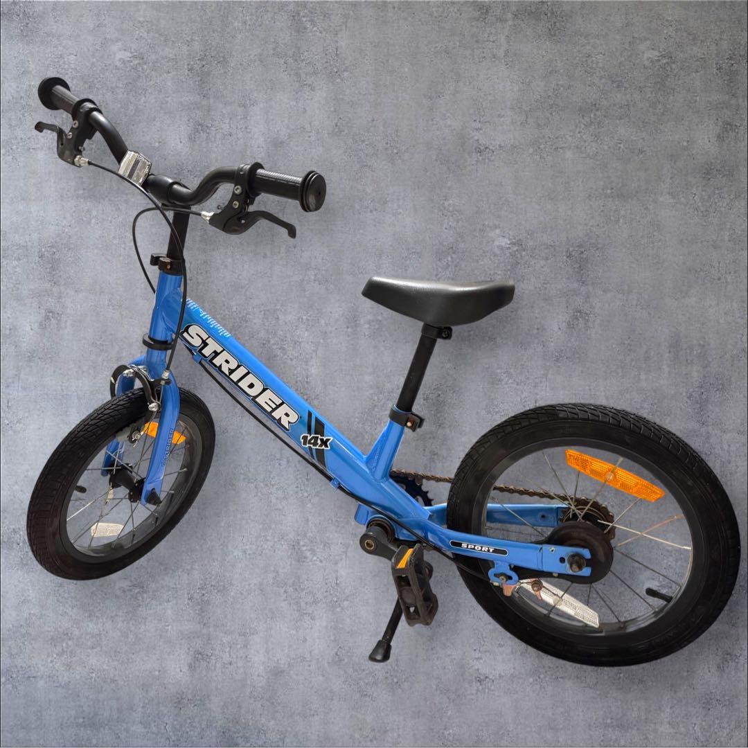 美品✨STRIDER 14x ストライダー 14インチ ペダル付き ブルー