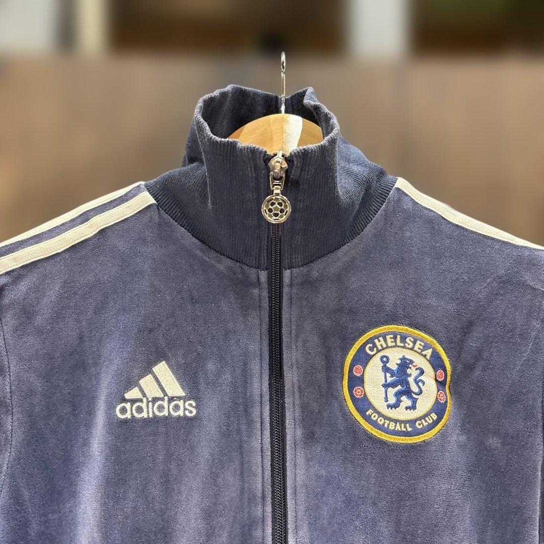 希少　adidas✖️CHELSEA ベロア トラックジャケット ジャージ