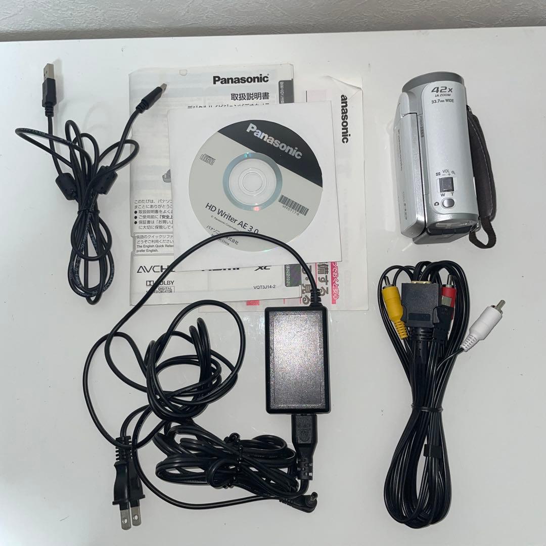 パナソニック HDC-TM45 ホワイト　2011年製 動作確認済み