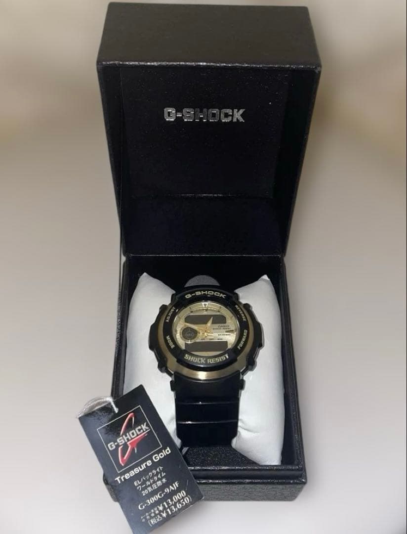 【新品未使用】最終値下げ G-SHOCK G-300C-9AJFブラックゴールド