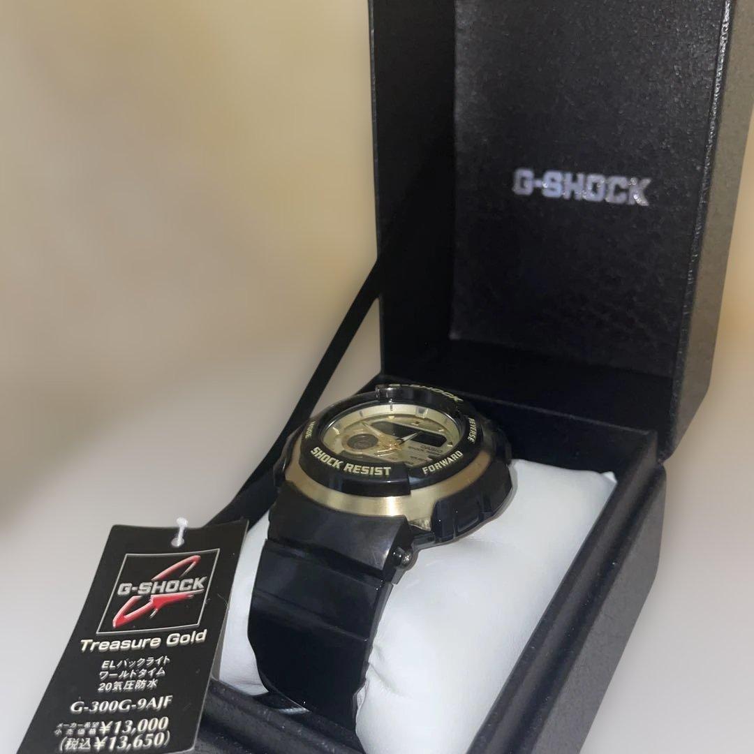 【新品未使用】最終値下げ G-SHOCK G-300C-9AJFブラックゴールド