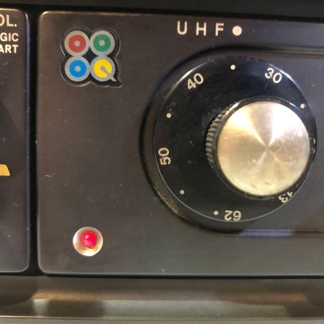 昭和レトロ NationalカラーテレビTH8-V5 通電確認済み