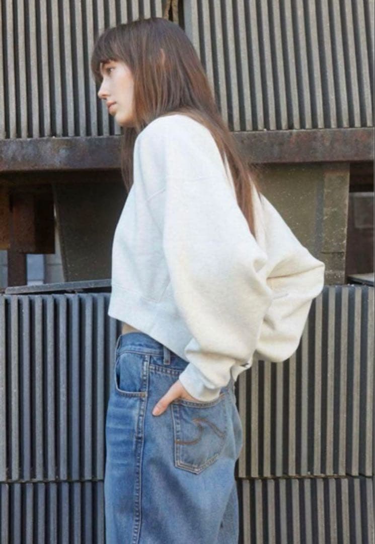 新品SeaRoomlynn VOLUMEスウェット ショートプルオーバー