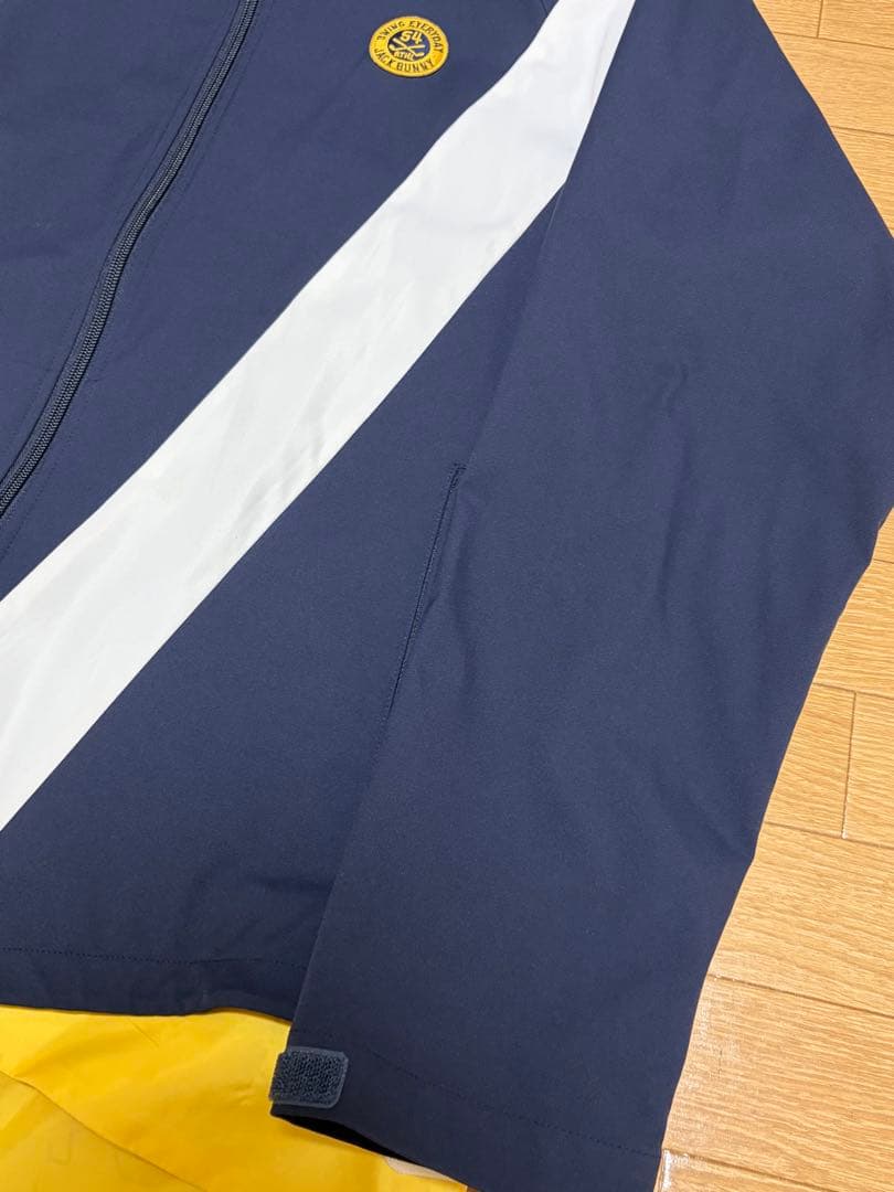 美品Jack Bunny!! ジャックバニー　ゴルフナイロンジャケット Lサイズ