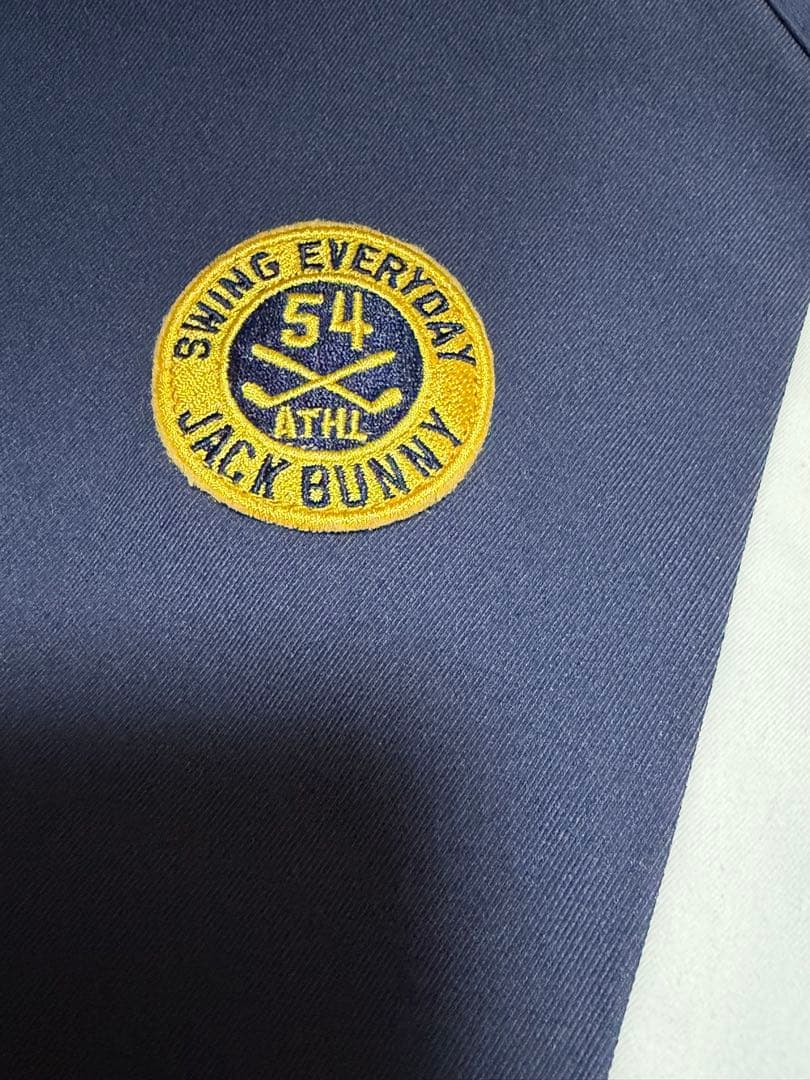 美品Jack Bunny!! ジャックバニー　ゴルフナイロンジャケット Lサイズ