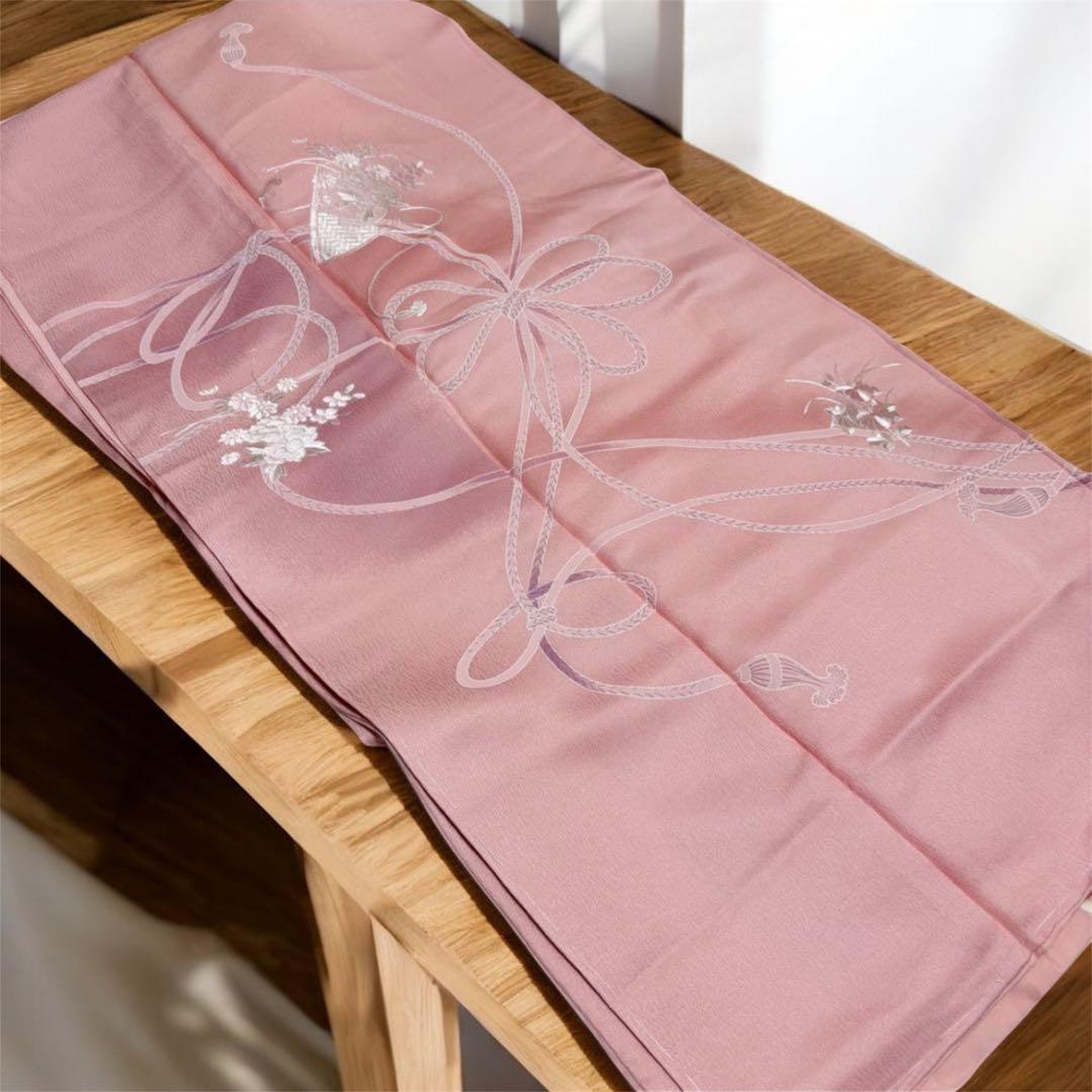 高級　未使用 正絹 付け下げ 訪問着　着物 刺繍