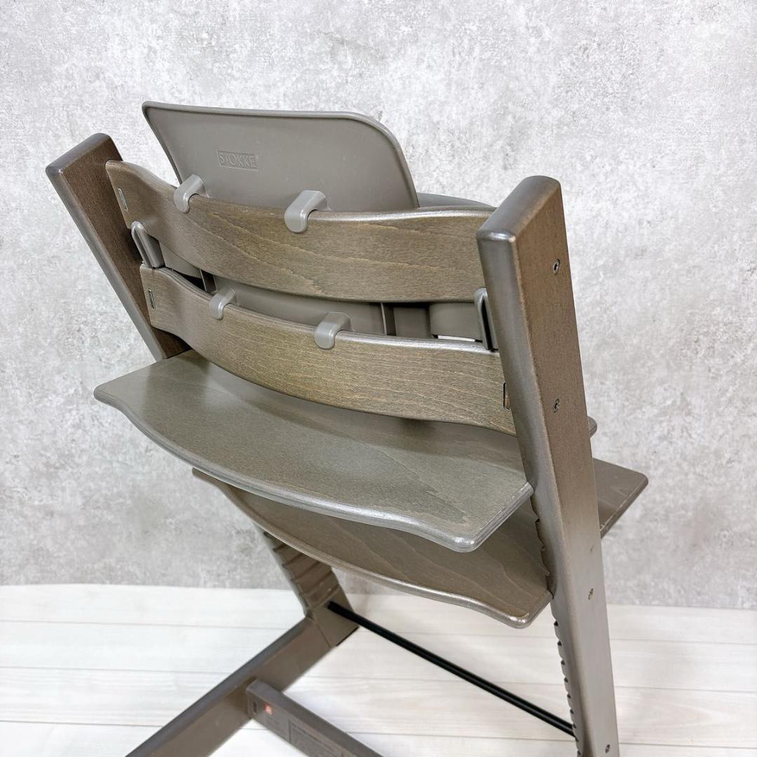 【美品】ストッケ トリップトラップ ベビーセット S/N 4 木製 ハイチェア