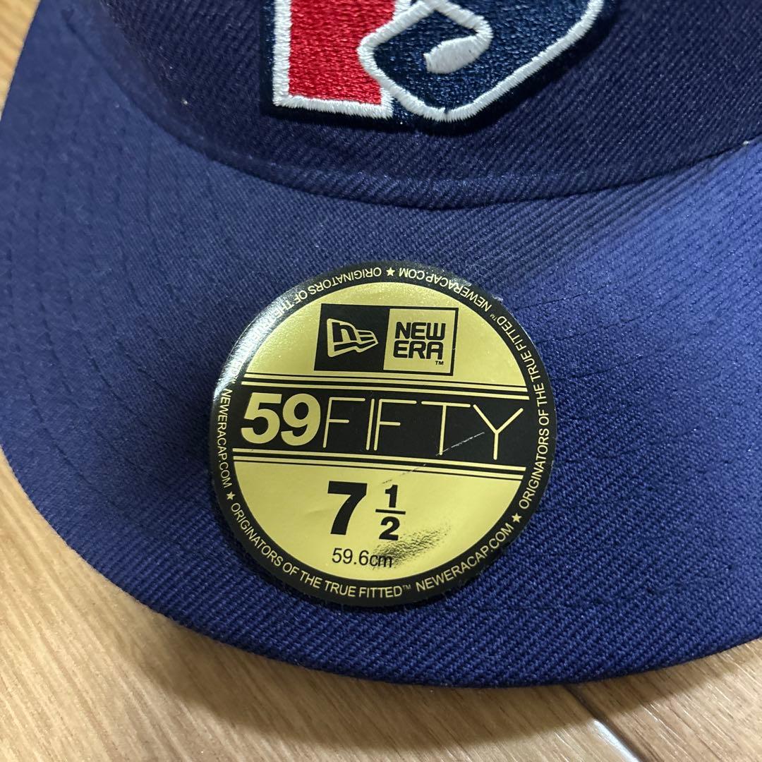 NEW ERA 59FIFTY ネイビー ヤクルトスワローズロゴ キャップ