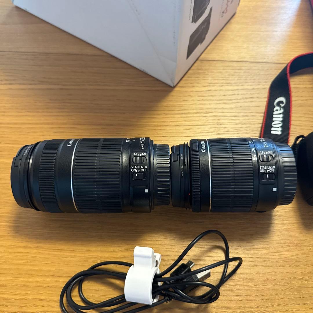 【超美品】Canon EOS Kiss X7 ダブルズームキット