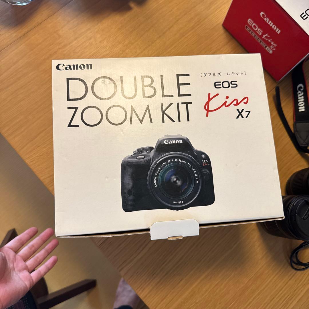 【超美品】Canon EOS Kiss X7 ダブルズームキット