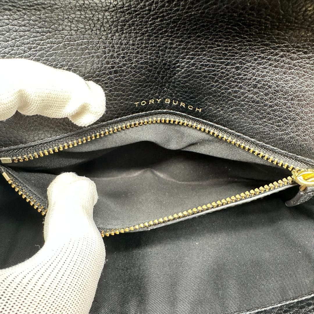 【極美品】 TORY BURCH ショルダーバッグ ウォレット マックグロー 黒