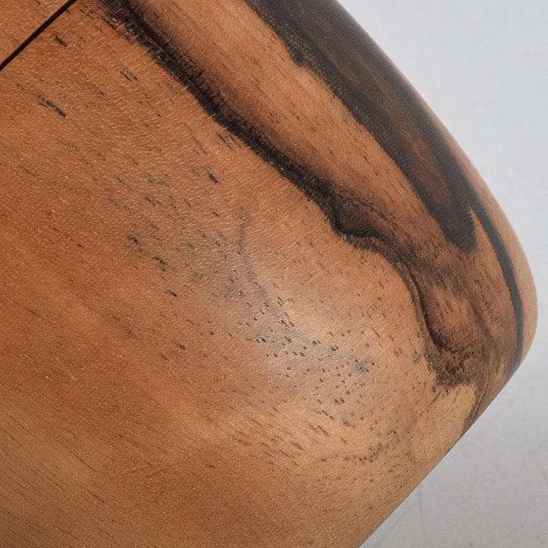 茶道具　天然木　黒柿製　棗　V　9048