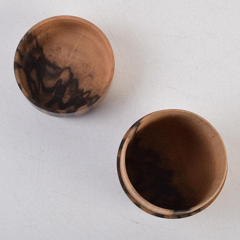 茶道具　天然木　黒柿製　棗　V　9048