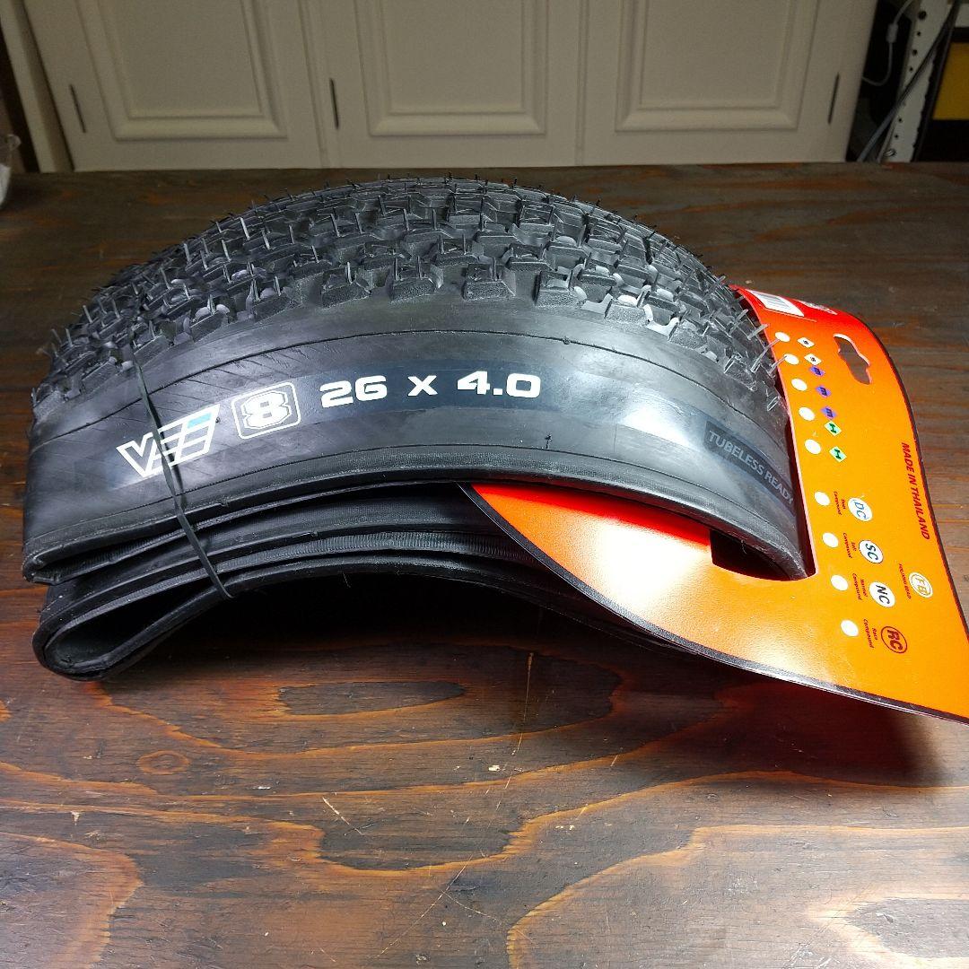 Vee Rubber 26x4.00 ファットバイク用タイヤ①