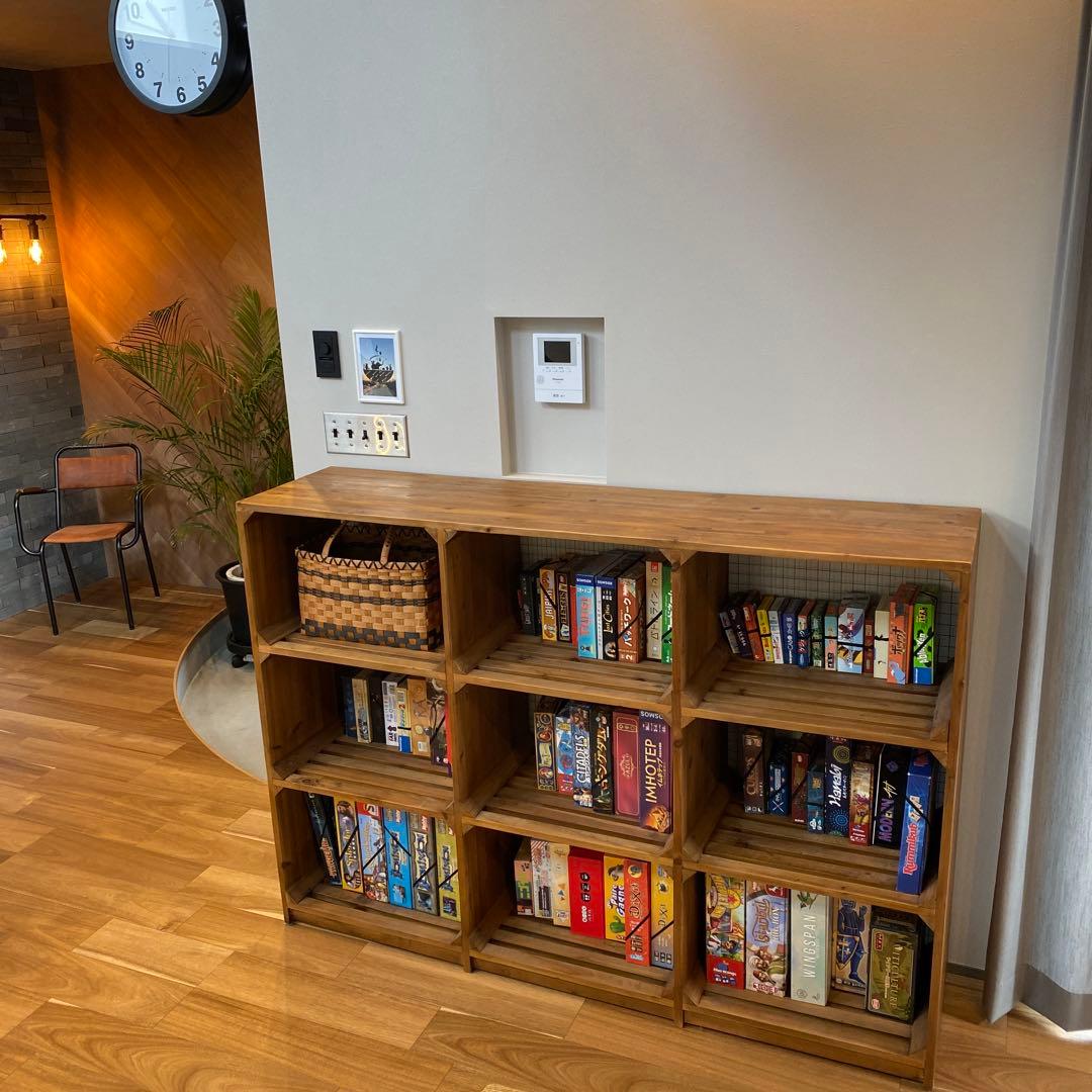 【美品】クラッシュゲート アネットⅡ オープンシェルフ 3列3段