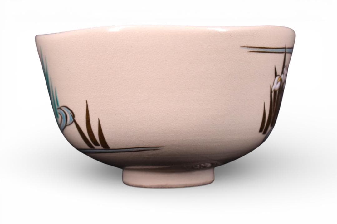 表千家【而妙斎御書付】十六代 永楽善五郎 即全作 仁清写 八ツ橋 茶碗 真作保証