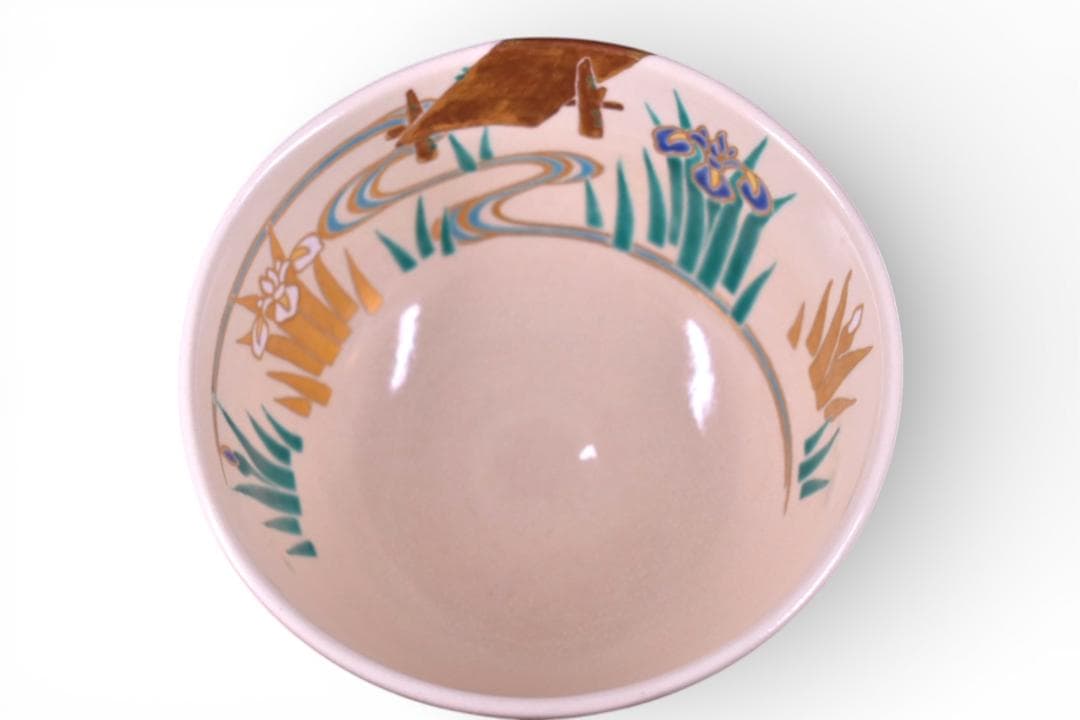 表千家【而妙斎御書付】十六代 永楽善五郎 即全作 仁清写 八ツ橋 茶碗 真作保証