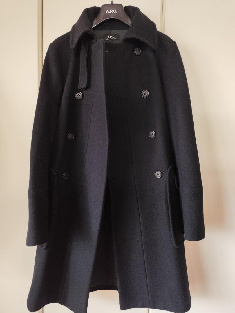 A.P.C.アーペーセー　メルトンウールコート　MADE IN FRANCE