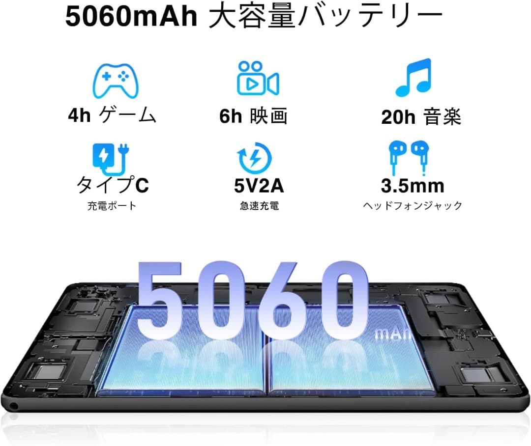 新品✨Android15 wi-fi　10インチ、16GB+128GB　パープル
