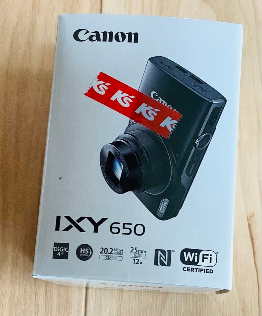 Canon IXY650コンパクトデジタルカメラ（32GB）動作確認済ケース付き