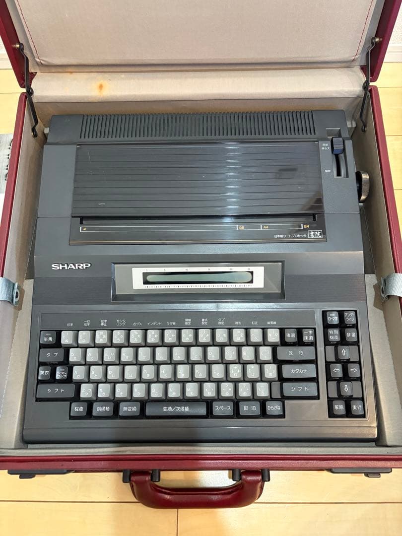 シャープ SHARP 日本語ワードプロセッサー ワープロ 書院