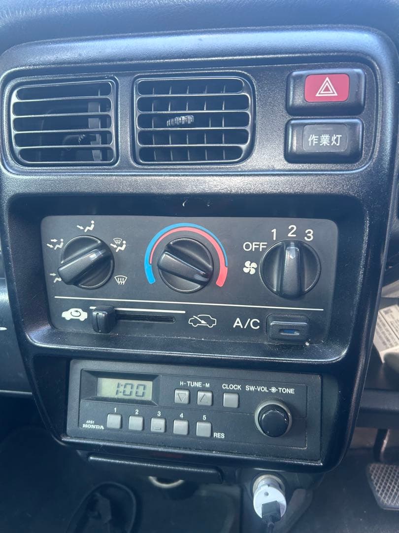 ホンダ　アクティ　軽トラ　4WD アルミホイールスタッドレス乗せ