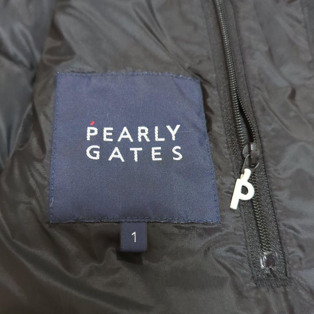 極美品 1 パーリーゲイツ 近年 4way ダウンジャケット ワッペン ブラック