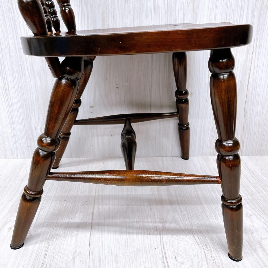 北海道民芸家具 ウィンザーチェア ダイニングチェア 椅子 いす イス③